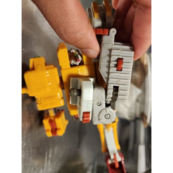 Transformers Cybertron 2005 Longrack Deluxe Class Figure Yellow Incomplete - Picture 16 of 16